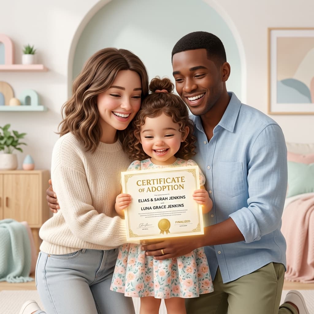 CARA Adoption Certificate
